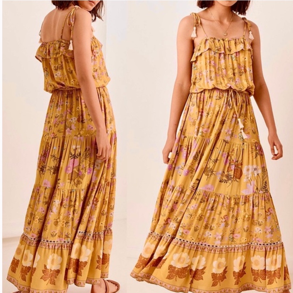 Spell & The Gypsy Collective Wild Bloom Strappy Dress Maxi Floral Women’s Medium